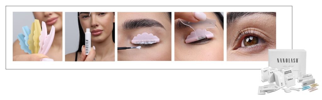 nanolash lash lift before and after