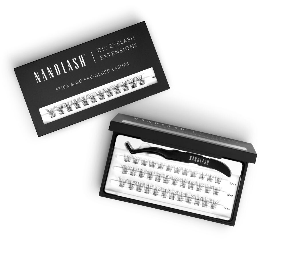 pre glued lashes nanolash